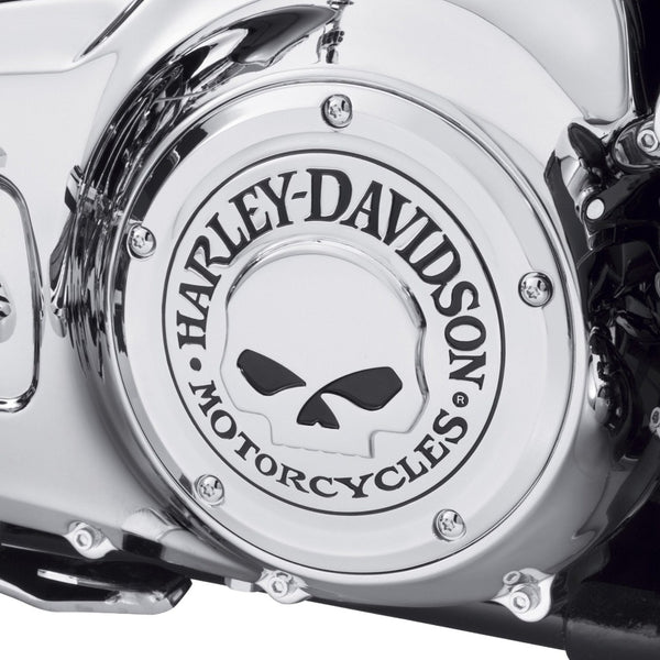 Harley-Davidson Willie G Skull Derby Cover, Chrome Finish 25700469