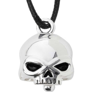 Harley-Davidson HD Willie G Skull With Bar & Shield Ride Bell With Tie, Silver 34M00025
