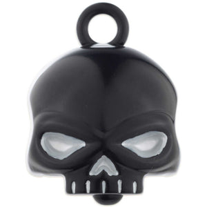Harley-Davidson Sculpted Skull Bar & Shield Logo Ride Bell, Solid Black 34M000132
