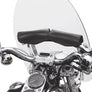 Harley-Davidson Two-Pocket Windshield Leather Pouch, Fits King-Size or Compact, Black 57203-07