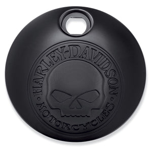 Harley-Davidson Willie G Skull Fuel Tank Console Door, Black Finish 61300794