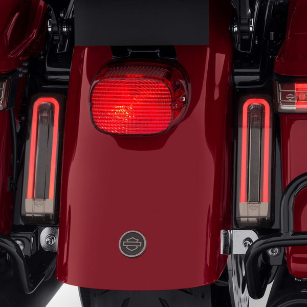 Harley-Davidson Keystone Auxiliary LED Run/Brake/Turn Lamp, Smoke Lens, For FLH Models, 67801082