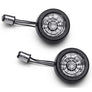 Harley-Davidson Front Signature LED Turn Signal Inserts, Smoke Lens 67801148