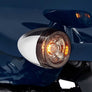 Harley-Davidson Front Signature LED Turn Signal Inserts, Smoke Lens 67801148