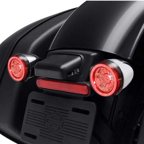 Harley-Davidson Rear Signature LED Turn Signal Inserts, Smoke Lens 67801329