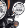 Harley-Davidson 4" Daymaker Projector LED Auxiliary Lamps, Chrome 68000172