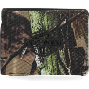 Harley-Davidson x Realtree Men's APG Bi-Fold Front Pocket Wallet, Camo MWM104/99