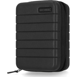 Harley-Davidson Men's Engraved H-D Logo Plastic Molded Zippered Travel Kit, Black MHM005