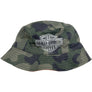 Harley-Davidson Toddlers' H-D Logo Reversible Bucket Hat, Orange/Camo 7272308