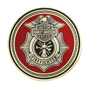 Harley-Davidson Firefighter First In Last Out Challenge Coin 1.75'' 8002923