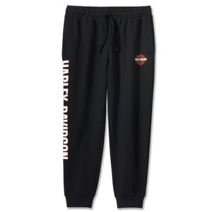 Harley-Davidson Men's Relaxed Fit Elastic Sweatpants, Black Beauty 99195-24VM