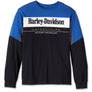 Harley-Davidson Men's Pro Racing Long Sleeve Jersey Shirt, Blue 96053-24VM