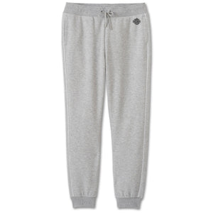 Harley-Davidson Women's Classic Bar & Shield Logo Jogger Pants, Heather Gray 96055-25VW