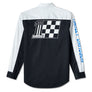 Harley-Davidson Men's #1 Racing Logo Victory Long Sleeve Shirt, White 96073-24VM