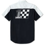 Harley-Davidson Men's #1 Racing Logo Victory Short Sleeve Button-Up Shirt, White 96090-24VM