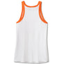 Harley-Davidson Women's Screamin' Eagle Ribbed Tank Contrast White/Orange, 96137-24VW