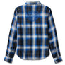 Harley-Davidson Women's Bar & Shield Logo Long Sleeve Button-Up Shirt, Black/Blue 96161-24VW