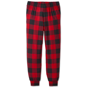 Harley-Davidson Women's Bar & Shield Logo Long Sleeve Plaid Pajama Set, Red/Black 96162-25VW