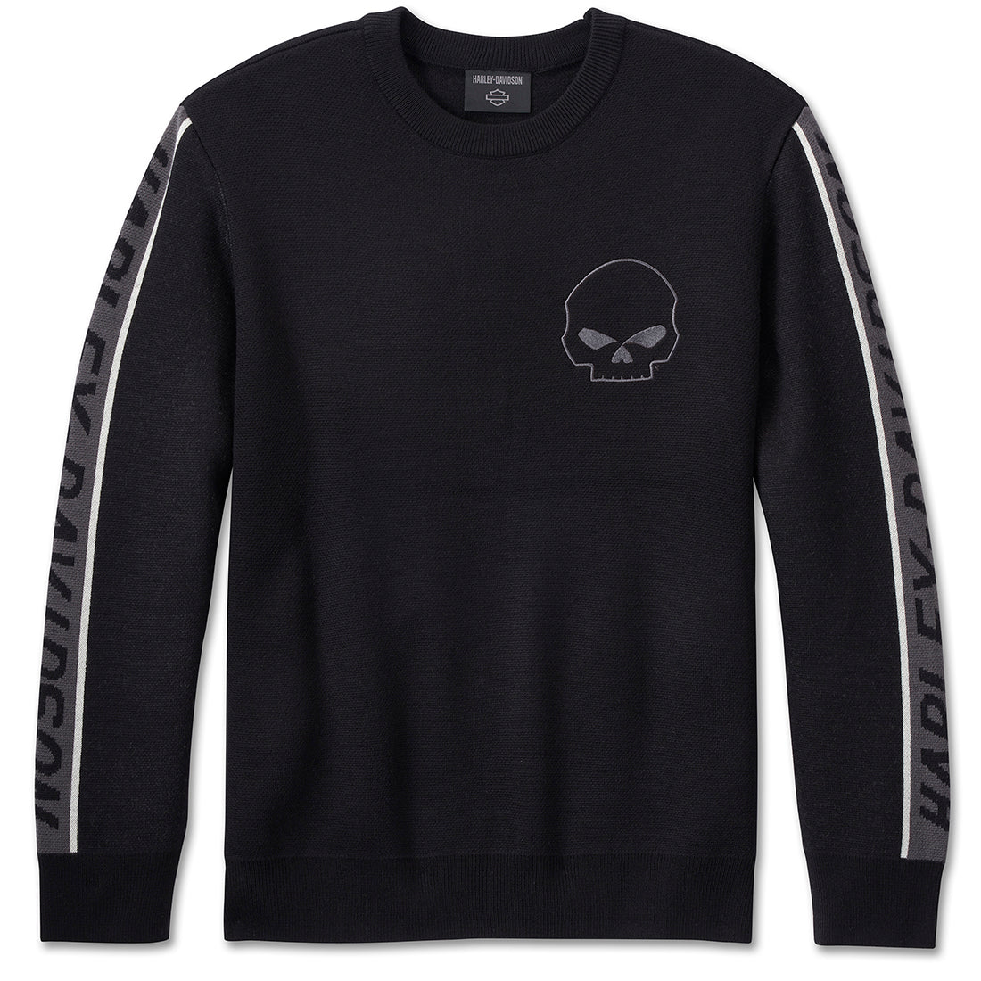 Harley-Davidson Men's Willie G Skull Viper Long Sleeve Sweater