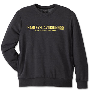 Harley-Davidson Men's Trophy Bar & Shield Crew Neck Sweatshirt, Black 96404-24VM