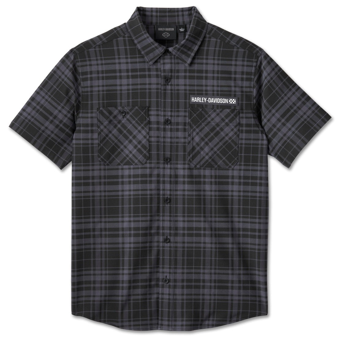Harley-Davidson Men's Enduro Button-Up Performance Button-Up Short