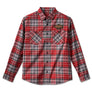 Harley-Davidson Men's 120th Anniversary Plaid Button Up Long Sleeve Shirt, Red Plaid 96646-23VM