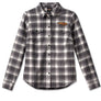Harley-Davidson Women's 120th Anniversary Blackened Pearl Plaid Retro Flannel Shirt 96745-23VW