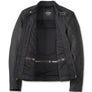 Harley-Davidson Men's Revelry Buffalo Leather Jacket, Black 97030-23VM