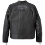 Harley-Davidson Men's Revelry Buffalo Leather Jacket, Black 97030-23VM