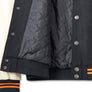 Harley-Davidson 120th Anniversary Men's Varsity Embroidered Jacket, Black/Tan 97050-23VM