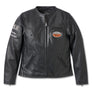 Harley-Davidson 120th Anniversary Women's Café Racer Leather Jacket, Black 97052-23VW