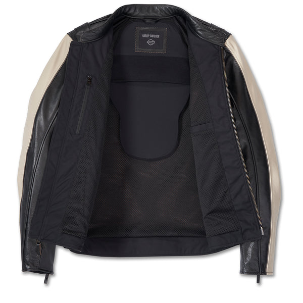 Harley-Davidson Men's Enduro Screamin' Eagle Buffalo Leather Riding Jacket 97053-23VM