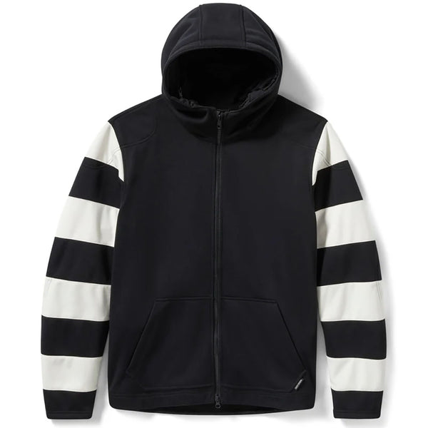 Harley-Davidson Men's H-D® Breakout Deflector 2.0 Hooded Riding Fleece Jacket, Black & White 97178-25VM