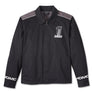 Harley-Davidson Men's #1 Logo Zip-Up Long Sleeve Jacket, Black 97404-24VM