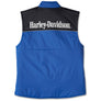 Harley-Davidson Men's #1 Racing Logo Victory Vest, Blue 97411-24VM