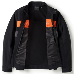 Harley-Davidson Men's H-D TECH Soft Shell Mesh Long Sleeve Jacket, Black 97420-25VM