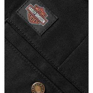 Harley-Davidson Men's Dickies x H-D Original 874 Work Pants, Black 97428-25VM