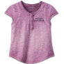 Harley-Davidson Women's Cavalry Short Sleeve Purple Henley 97471-23VW
