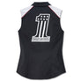 Harley-Davidson Women's Liberty Zip Front Sleeveless Shirt, Black 97518-23VW