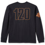 Harley-Davidson 120th Anniversary Men's Racing Logos Long Sleeve Shirt, Black 97548-23VM