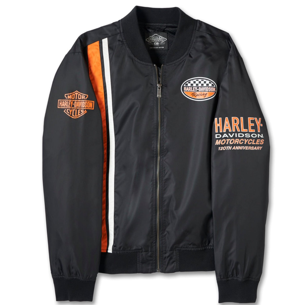 Harley-Davidson 120th Anniversary Men's Racing Logo Moto Jacket