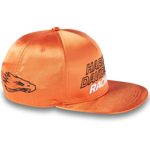 Harley-Davidson Men's Screamin' Eagle Satin Baseball Adjustable Cap, Harley Orange Hat 97609-24VM