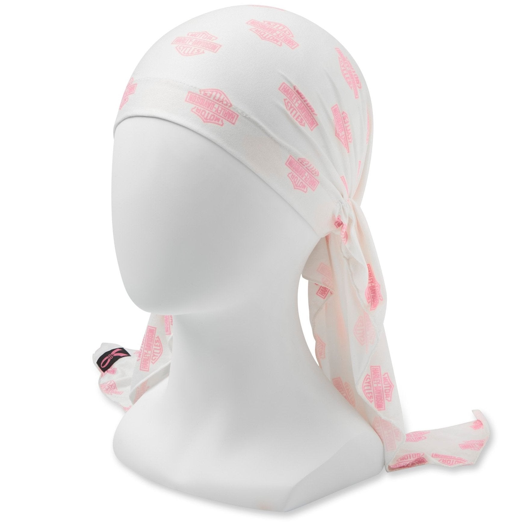 Harley-Davidson Women's Pink Label Repeated B&S Logo Head Scarf