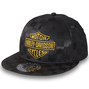 Harley-Davidson Wide Open Throttle Back Fitted Cap, Black Hat 97724-24VM