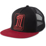 Harley-Davidson Men's #1 Logo Adjustable Snapback Cap, Black 97787-23VM