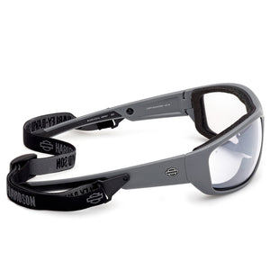 Harley-Davidson Men's Blaze Ace 2.0 Sunglasses w/Headstrap, Silver Mirror Lens HZ0047XL-20X