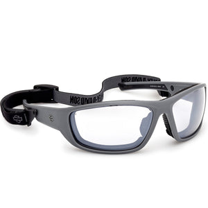 Harley-Davidson Men's Blaze Ace 2.0 Sunglasses w/Headstrap, Silver Mirror Lens HZ0047XL-20X