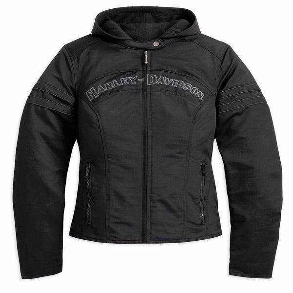Harley-Davidson Women's Miss Enthusiast Outerwear Jacket, Black 98519-12VW