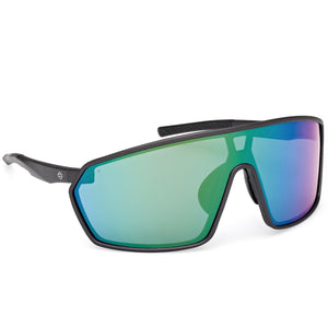 Harley-Davidson Men's Ironbond Wide Sunglasses, Pearlized Frame/Green Lens HZ0057-09C