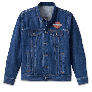Harley-Davidson Men's Denim Jacket Medium Wash Denim 99028-23VM